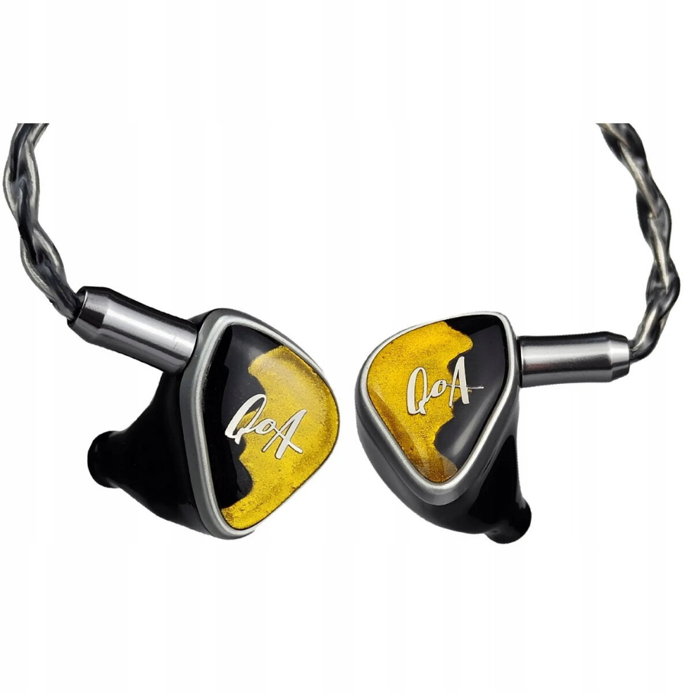 Over-ear headphones Queen of Audio Margarita gold by KINERA — model with gold finish
