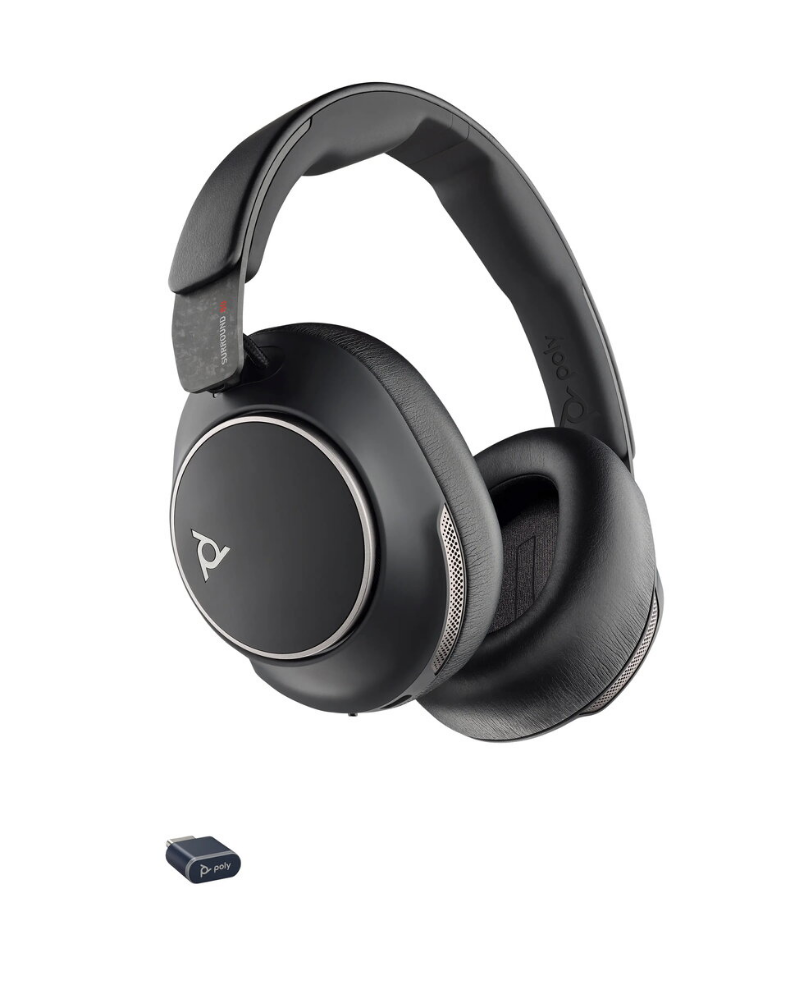 Headset Poly Voyager Surround 80 UC USB-C with USB-C/A adapter
