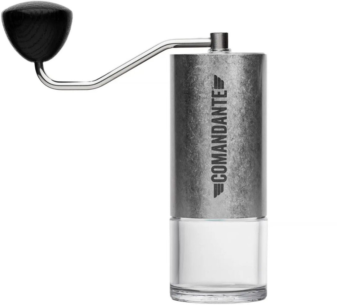 Manual coffee grinder COMANDANTE C40 MK4 Lab Series Hammerhead Stone Washed