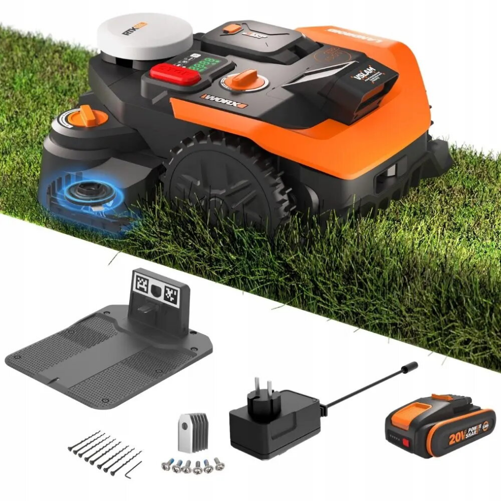 Robot lawn mower WORX Landroid Vision Cloud WR365E for up to 650 m²