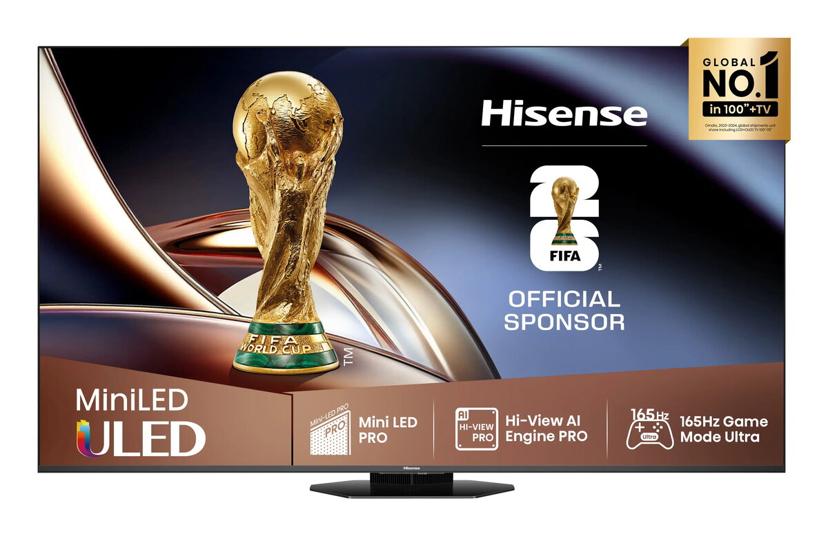 Hisense 75U8Q 190.5 cm (75") 4K Ultra HD Smart TV Wi-Fi Black