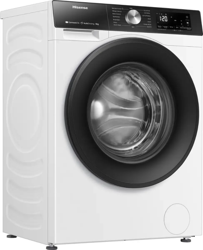 Washing machine Hisense WF3S8045BW3 front-load 8 kg 1400 RPM White