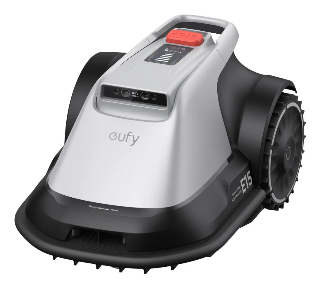 Robotic lawn mower Eufy E15 — battery-powered