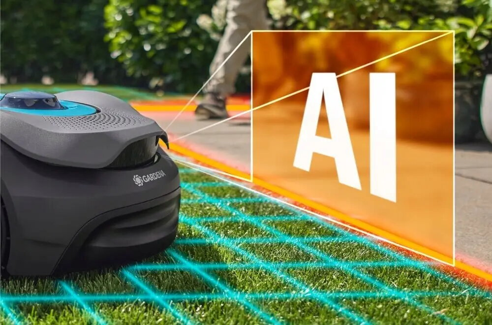 Robotic Lawn Mower GARDENA smart SILENO sense – for lawns up to 400 m²