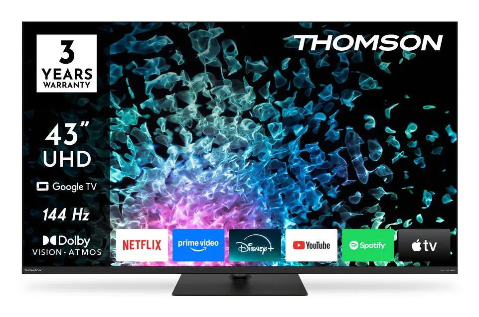 Thomson 43MG7C15 43" (109.2 cm) 4K Ultra HD QD‑Mini LED Smart TV