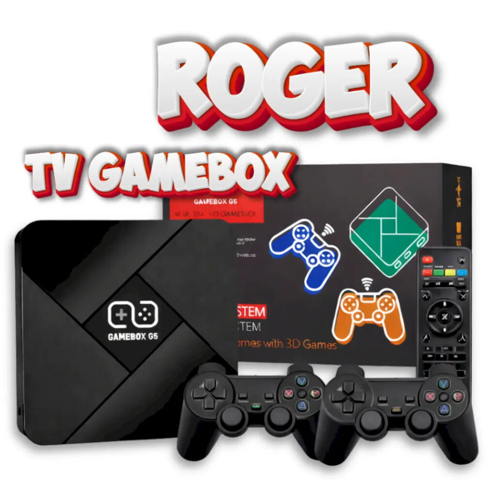 Retro TV Game Console RoGer G5 with 64GB