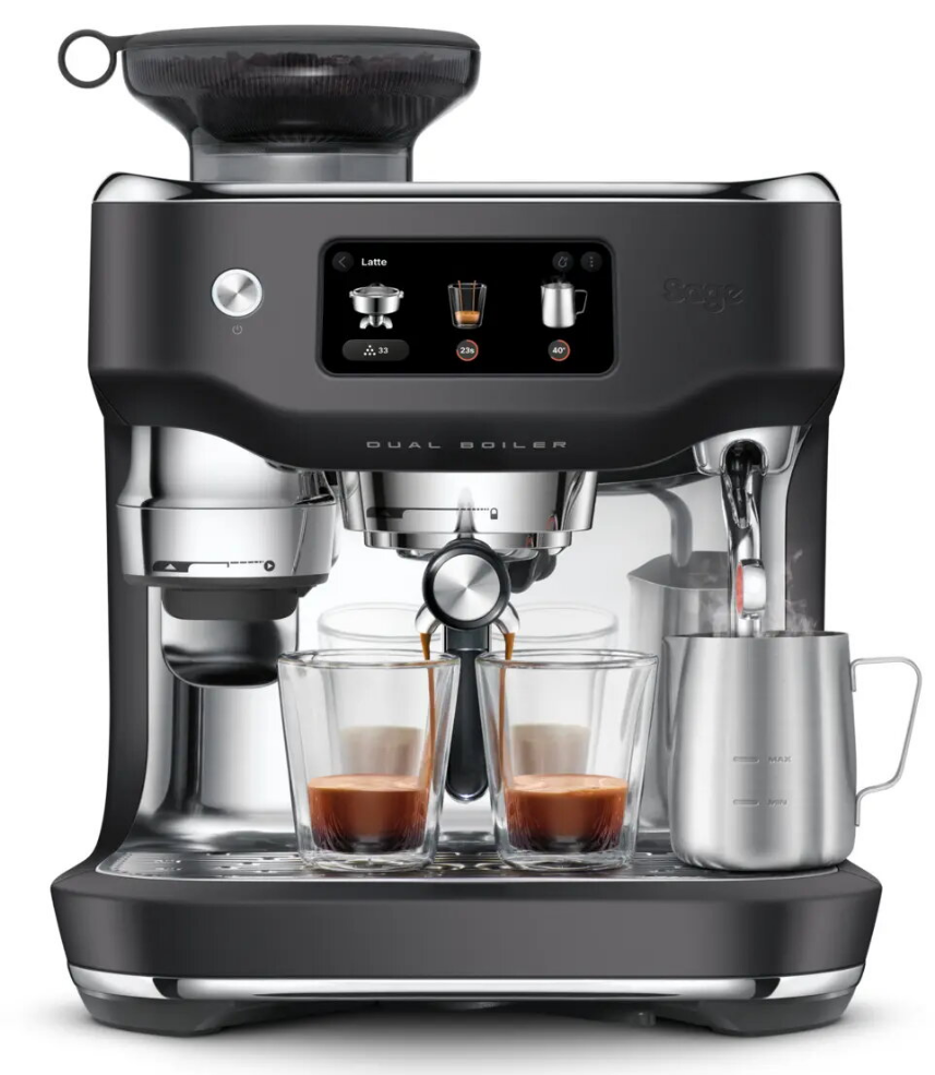Espresso machine Sage SES995BTR4EEU1 semi‑auto with built‑in grinder