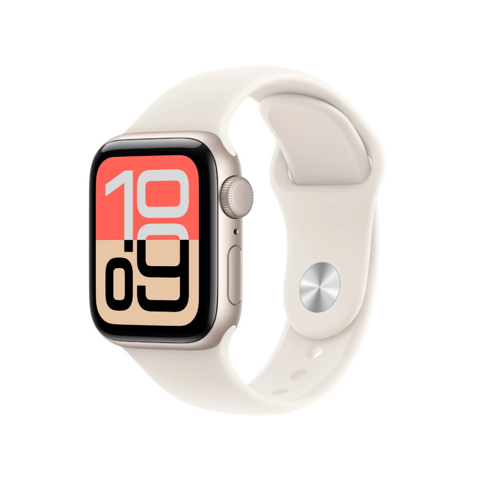 Smartwatch Apple Watch SE (3rd generation) SE 3 GPS 40mm Starlight Aluminium Case with Starlight Sport Band S/M