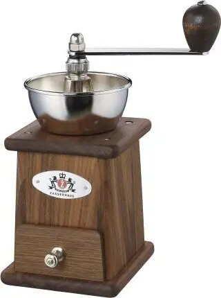 Manual coffee grinder Zassenhaus Santos Nussbaum — Santos walnut finish