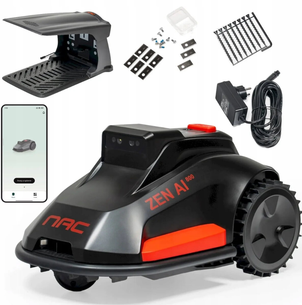 Robot lawn mower NAC RLM-800-APP with AI camera (self‑propelled) — NAC RLM-800-APP
