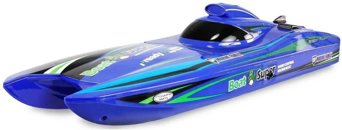Radio-controlled Amewi Catamaran Blue Arrow 400mm Brushless Jeta Drive RTR